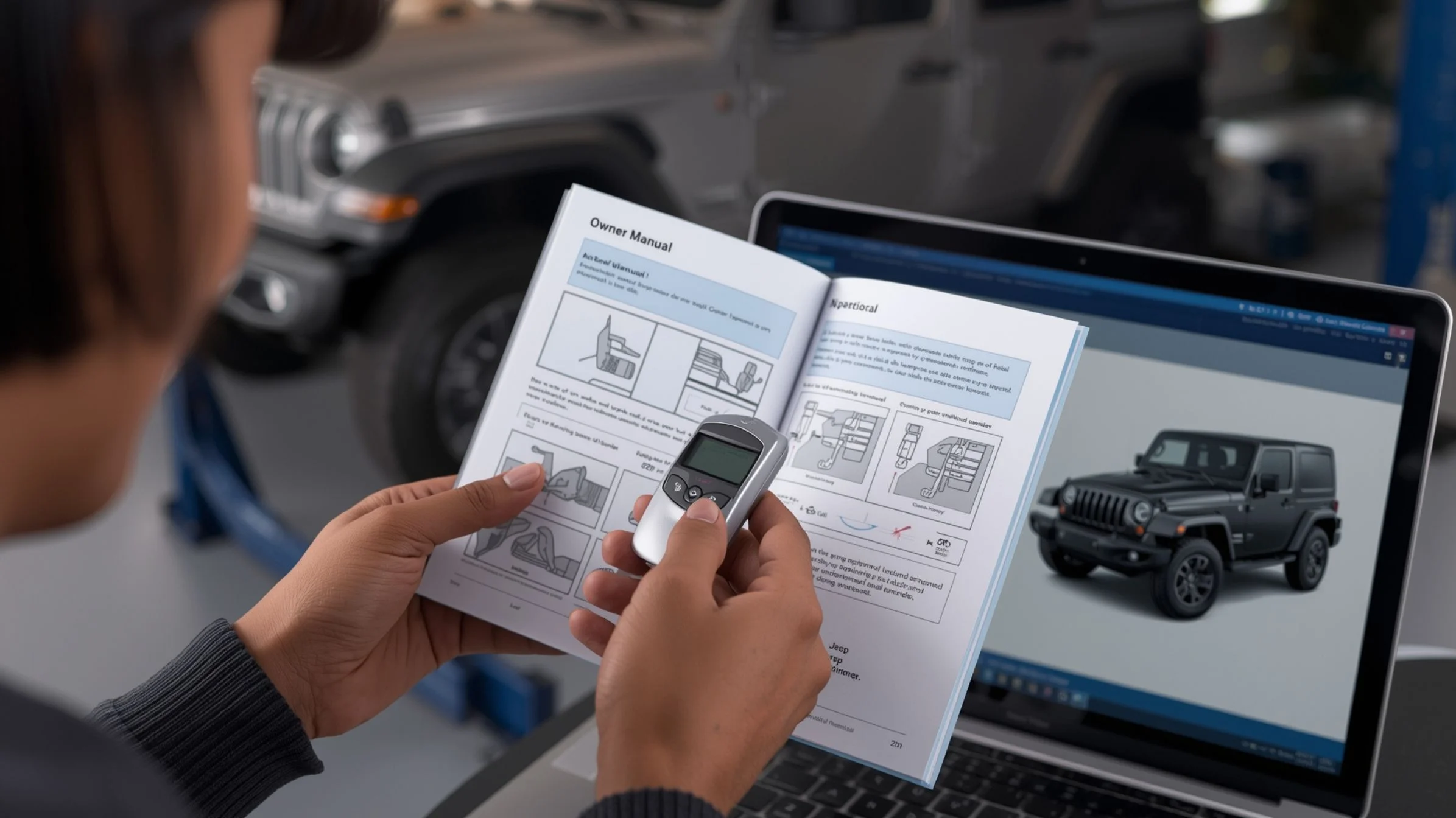 How to Program a Jeep Wrangler Garage Door Opener