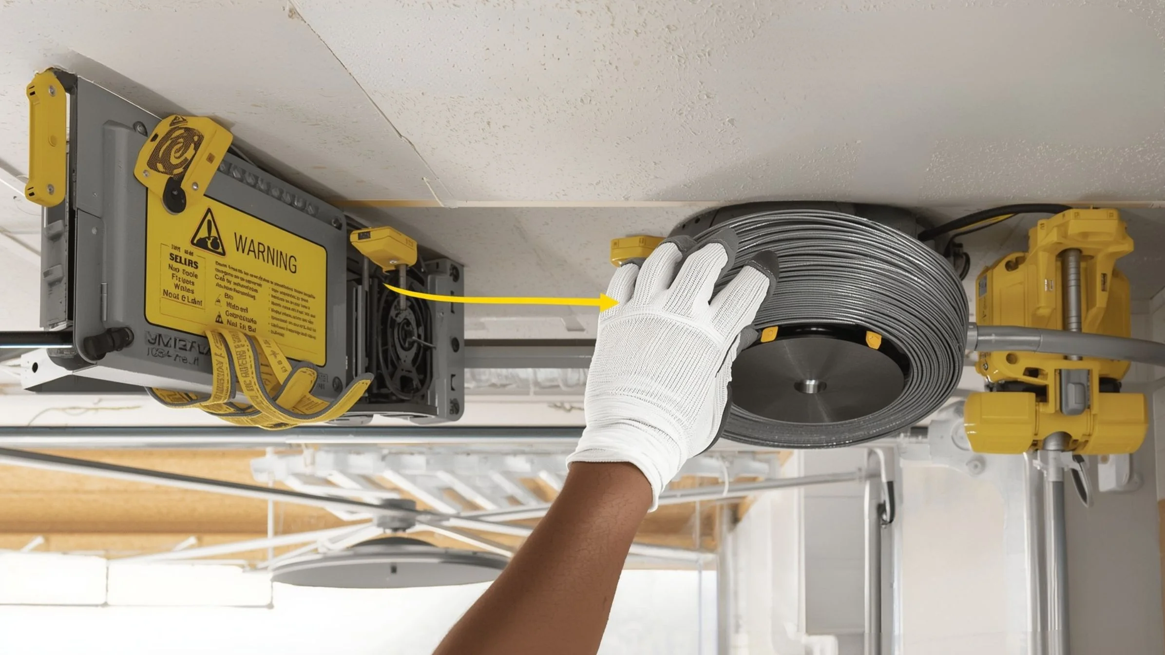 How to Rewind Garage Door Cable