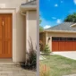should front door and garage door match 85x85